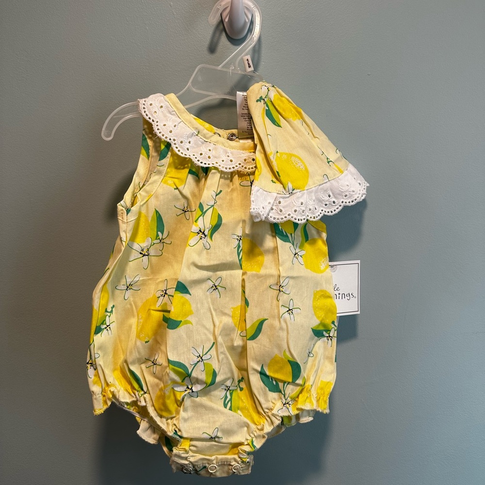 Little Beginnings Romper & Hat
